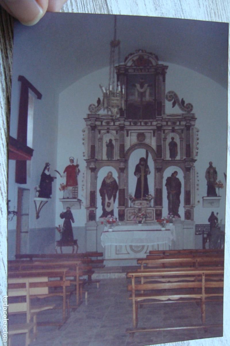 Fotograf&iacute;a antigua: ANTIGUA FOTOGRAFIA A COLOR CAPILLA IGLESIA TUY PONTEVEDRA 1990.