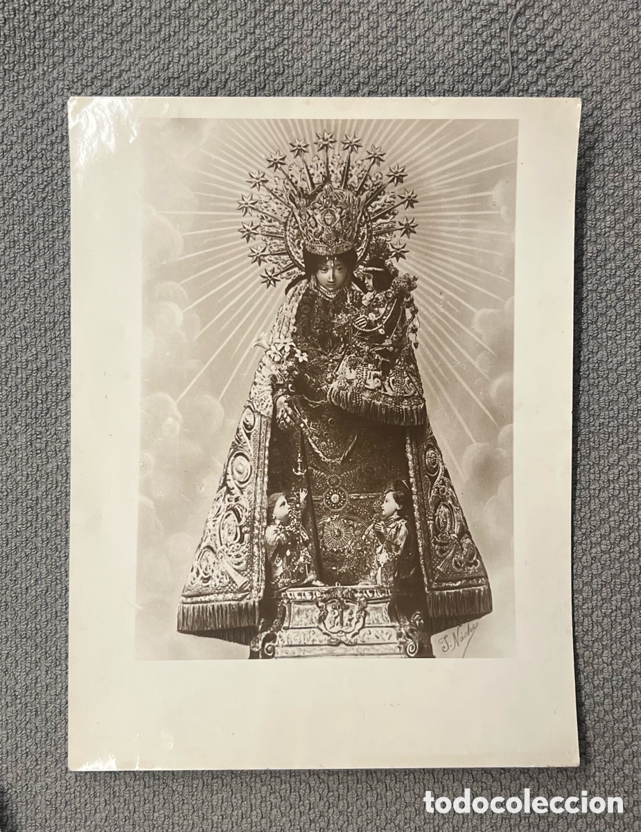 Fotograf&iacute;a antigua: NUESTRA SE&Ntilde;ORA DE LOS DESAMPARADOS. Patrona de la Ciudad de Valencia. J, Nacher. Fotografo