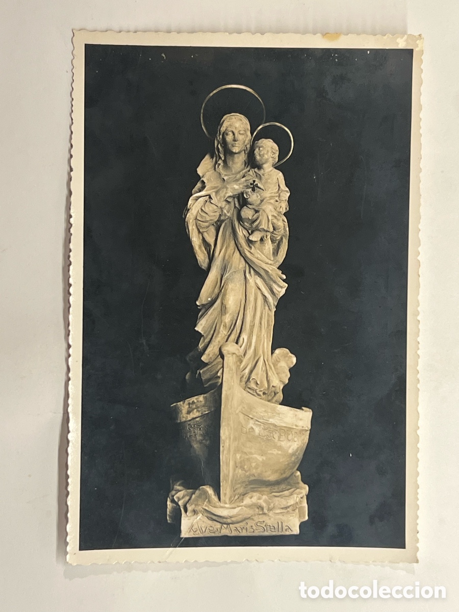 Fotograf&iacute;a antigua: CABANYAL-CA&Ntilde;AMELAR. VIRGEN DE LA BUENA GUIA.. Iglesia parroquial poblados mar&iacute;timos