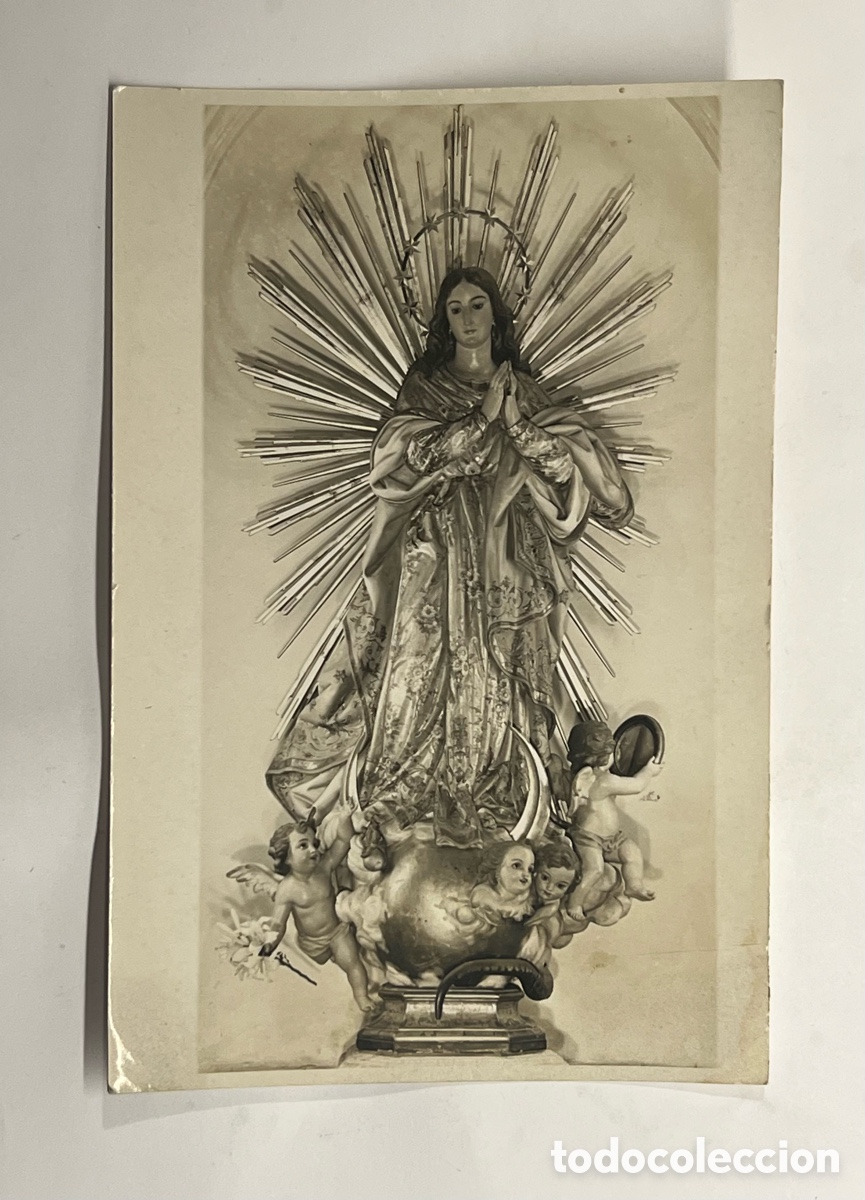 Fotograf&iacute;a antigua: PUR&Iacute;SIMA CONCEPCION.. Jos&eacute; Esteve Bonet.. ??? Gravemente da&ntilde;ada en 1932 y destruida en 1936