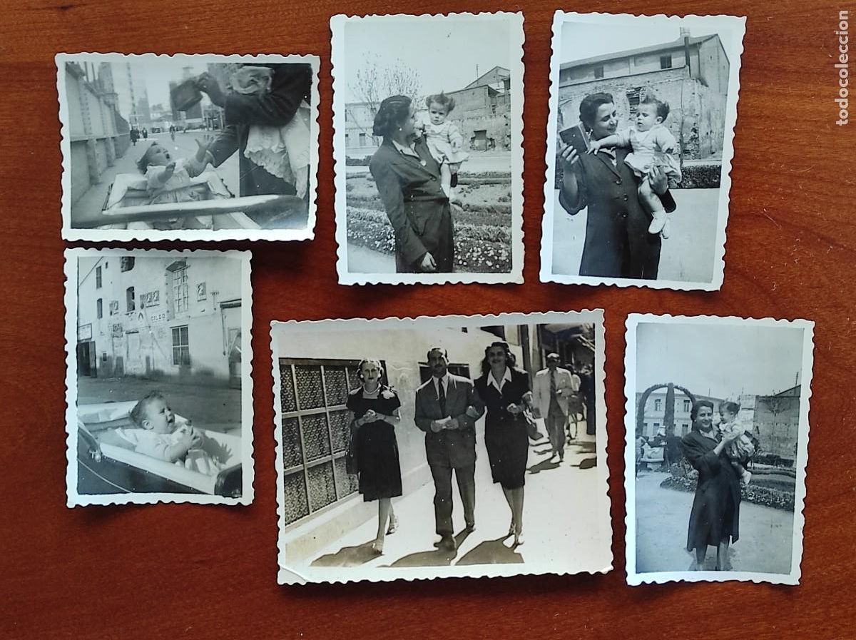 Fotograf&iacute;a antigua: LOTE 6 FOTOGRAF&Iacute;AS FECHADAS EN VALENCIA A&Ntilde;OS 1947 Y 1949