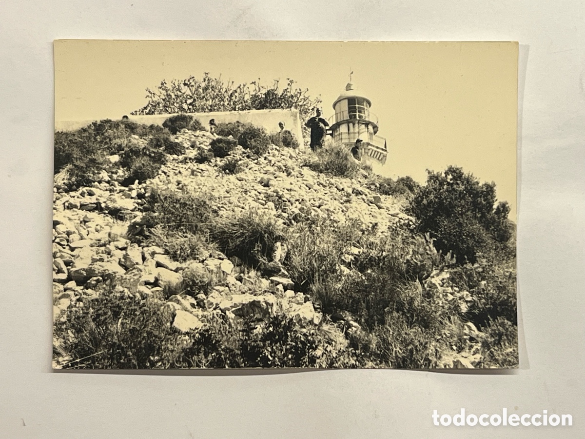 Fotograf&iacute;a antigua: ALICANTE CABO LA NAO. Fotograf&iacute;a un d&iacute;a de excursi&oacute;n al Faro (h.1970?) Med&iacute;das: 7,5 x 10,5
