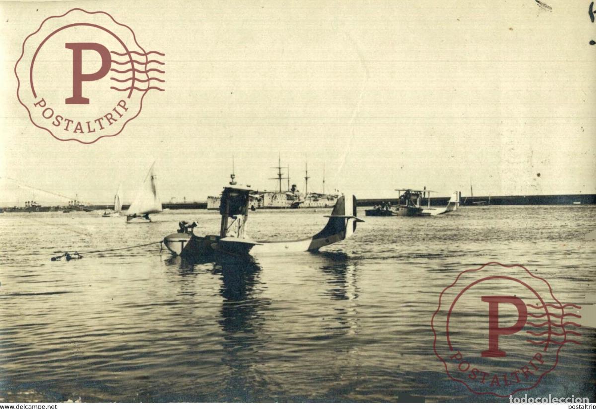 Fotograf&iacute;a antigua: HYDRAVIONS avion bateau de guerre 14*9CM AVION AVIATION AVIACION