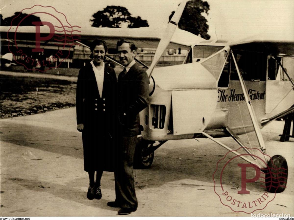 Fotograf&iacute;a antigua: KEYSTONE VIEW COMPANY 17*11CM AVIACION AVION