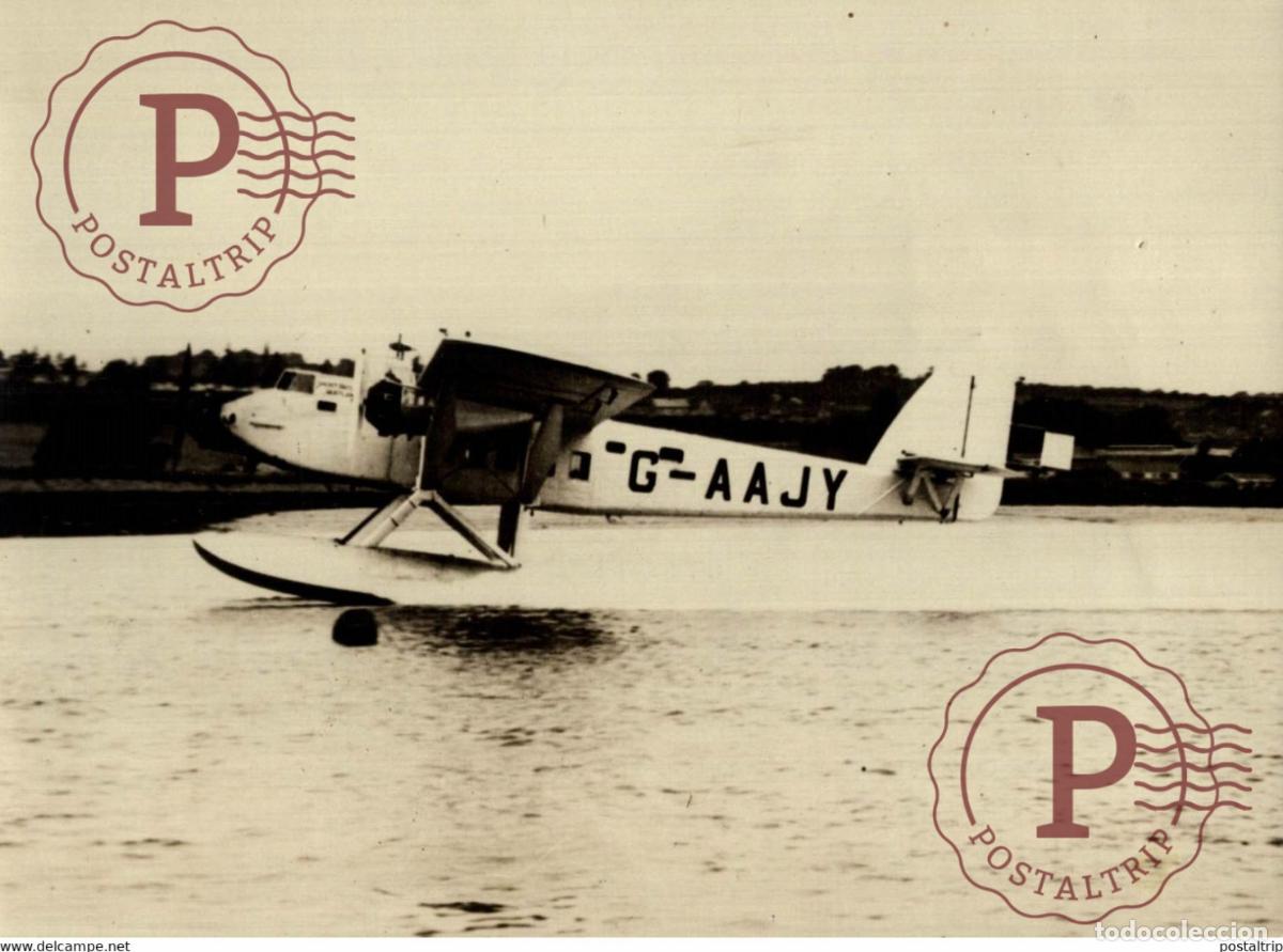 Antique Photography: SIR ALAN C. KEYSTONE VIEW COMPANY 17*11CM AVIACION AVION