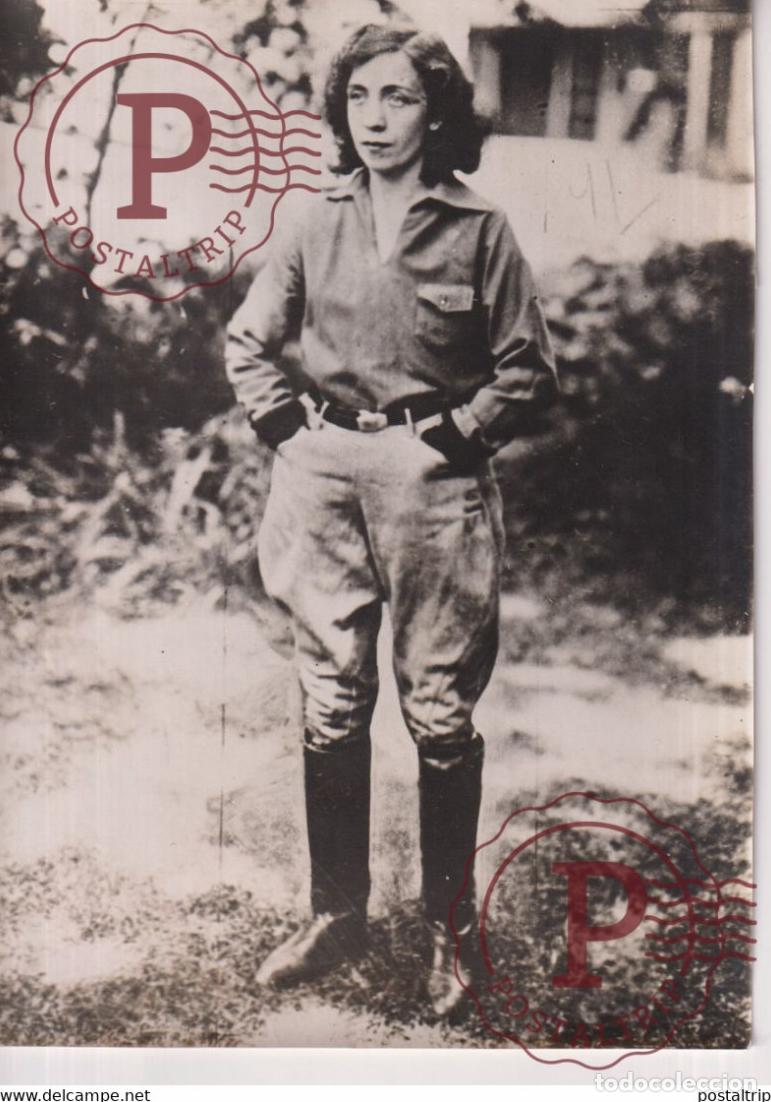 Antique Photography: PAQUETTES FEMME DU MECANICIEN AVIATEUR PERDU RAID ETATS UNIS DANEMARK 16*12CM AVIACION AVION