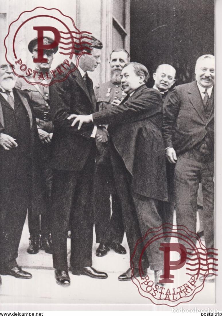 Fotografia antiga: HISTOIRE DE LAVIATION LINDBERG M PAINLEVE PRINTED FOR THE TELEVISION PROGRAMM PRESS FOTOS 20*14CM