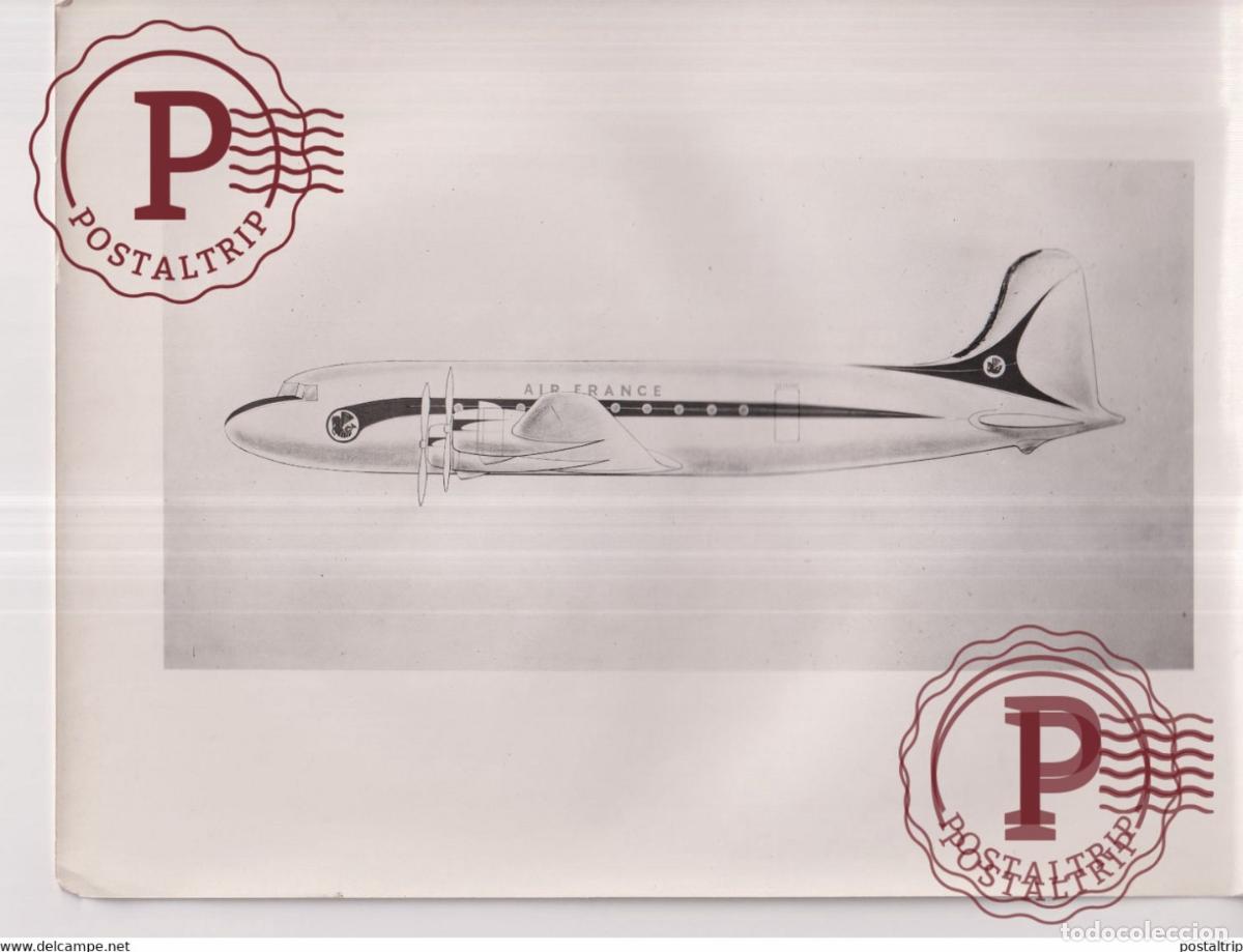 Fotografia antiga: AIR FRANCE 24*18CM AVIACION AVION PLANE