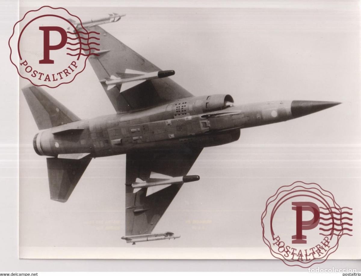 Fotografia antiga: MIRAGE F1 22*17CM AVIACION AVION PLANE