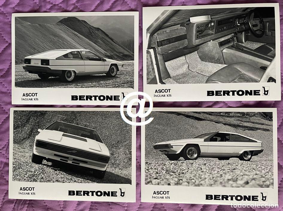 Fotograf&iacute;a antigua: 4 FOTOS DE PRENSA COCHE JAGUAR XJS ASCOT CARROCERIA BERTONE COCHE AUTOMOVILISMO