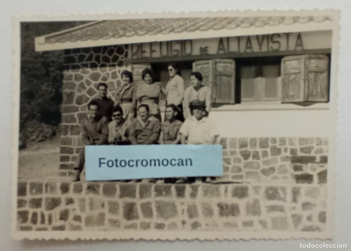 Fotograf&iacute;a antigua: FOTOGRAF&Iacute;A. TENERIFE. REFUGIO DE ALTAVISTA. TEIDE. A&Ntilde;O 1959
