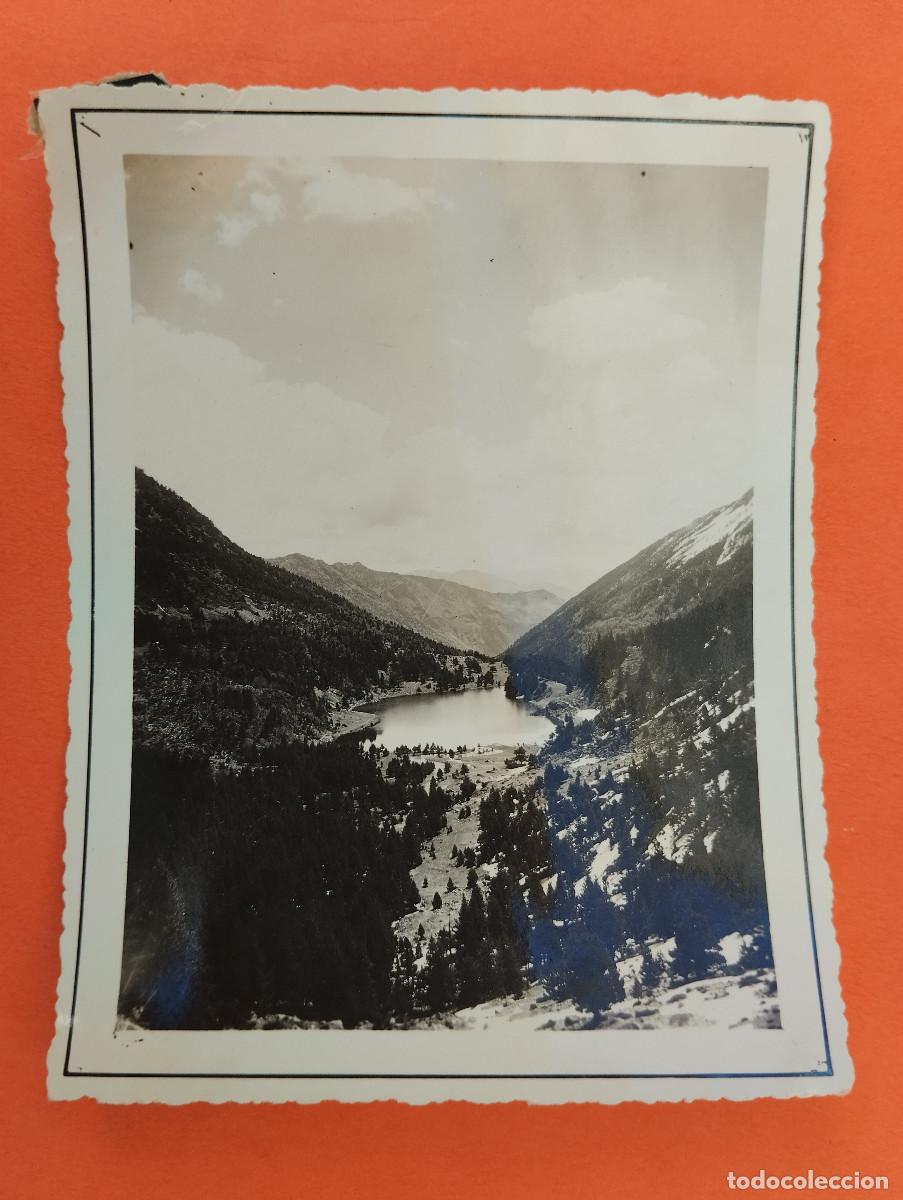Fotograf&iacute;a antigua: FOTO LAGO DE SAN MAURICIO. PIRINEO CATALANA LERIDA A&Ntilde;O 1936