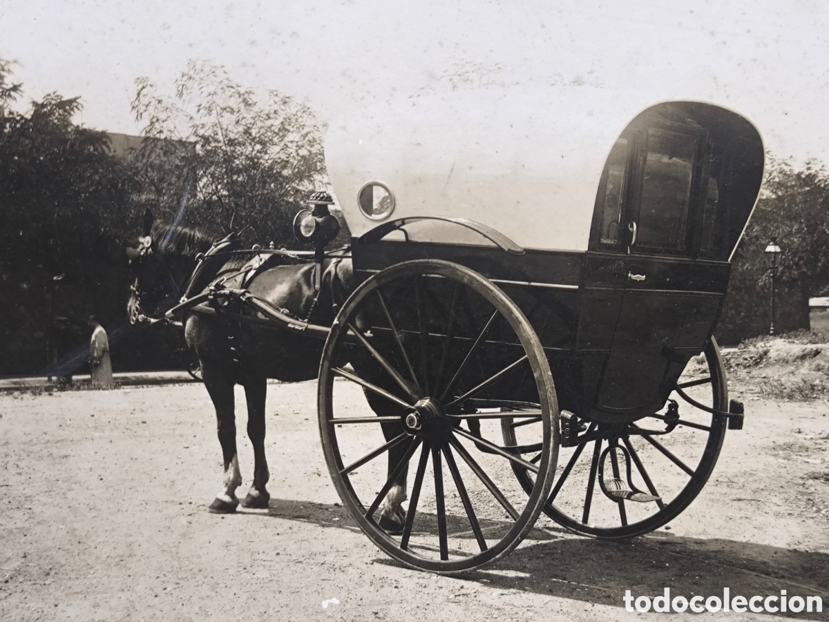 Fotograf&iacute;a antigua: PALMA CARRO DE COLL CHARRETTE FOTOGRAF&Iacute;A FOT&Oacute;GRAFO JOS&Eacute; VIRGILI BALEARS C. 1920