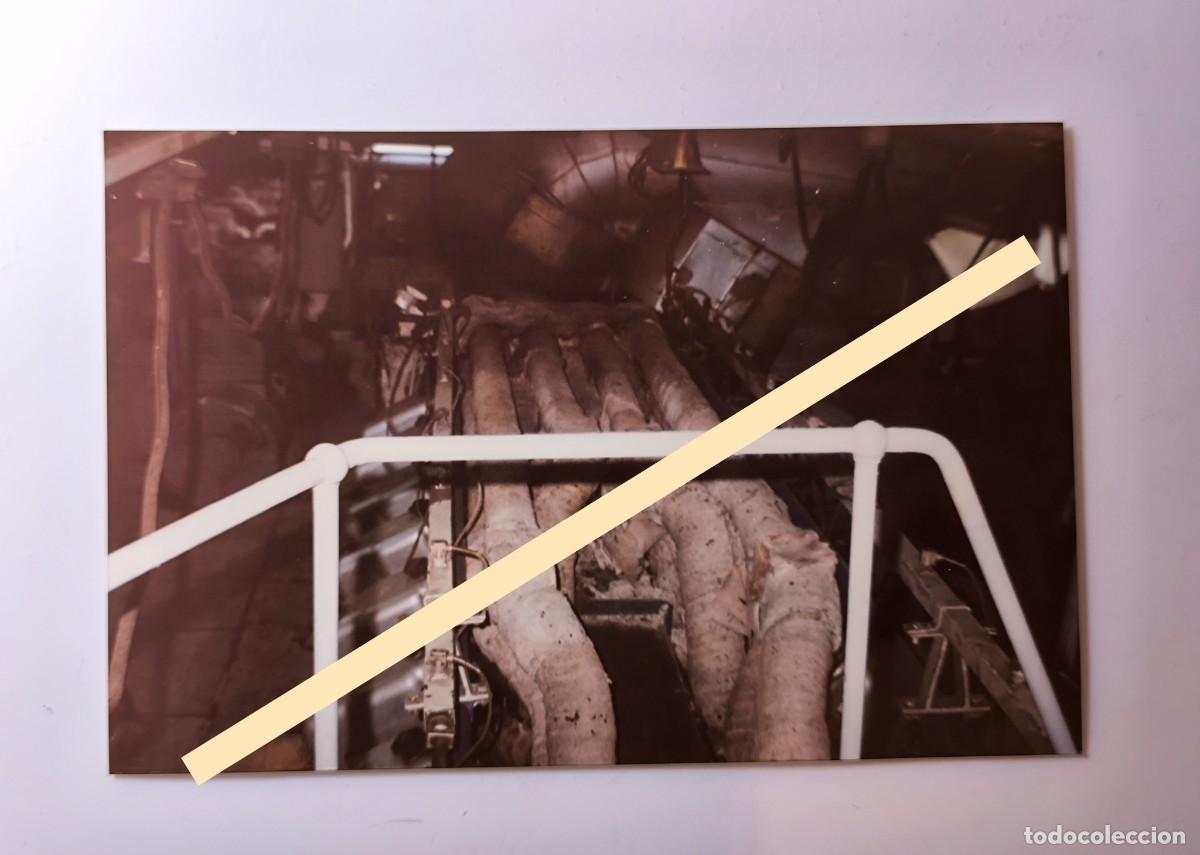 Fotograf&iacute;a antigua: Antigua fotograf&iacute;a. Tuber&iacute;as conducciones de la sala de m&aacute;quinas barco Rol&oacute;n Sur A&ntilde;os 90 Tenerife