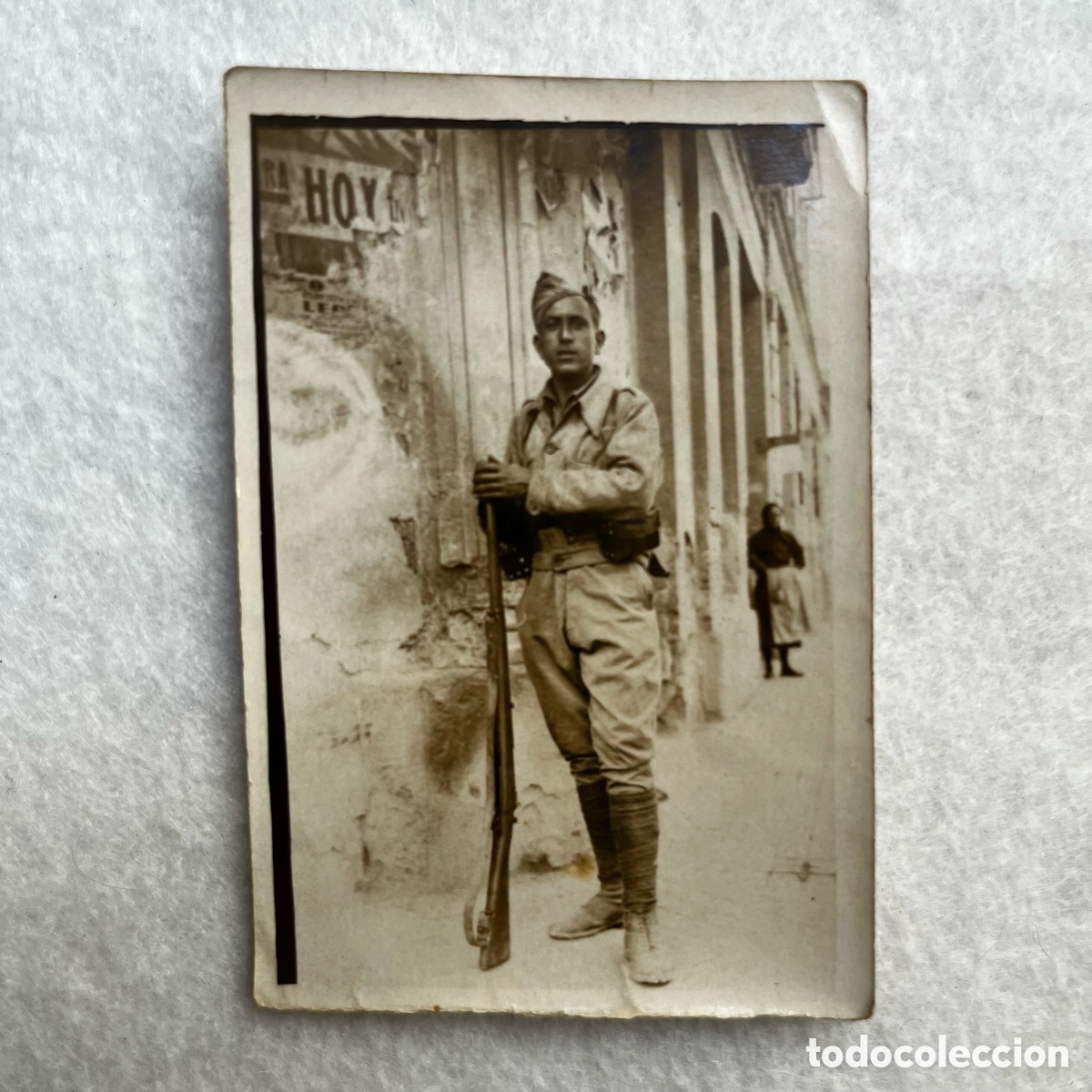Fotografia antica: MILITAR - FOTOGRAF&Iacute;A SOLDADO GUERRA CIVIL / HUESCA