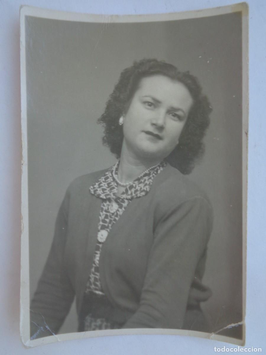 Fotograf&iacute;a antigua: PRECIOSA FOTO DE ESTUDIO DE SE&Ntilde;ORITA , A&Ntilde;OS 40