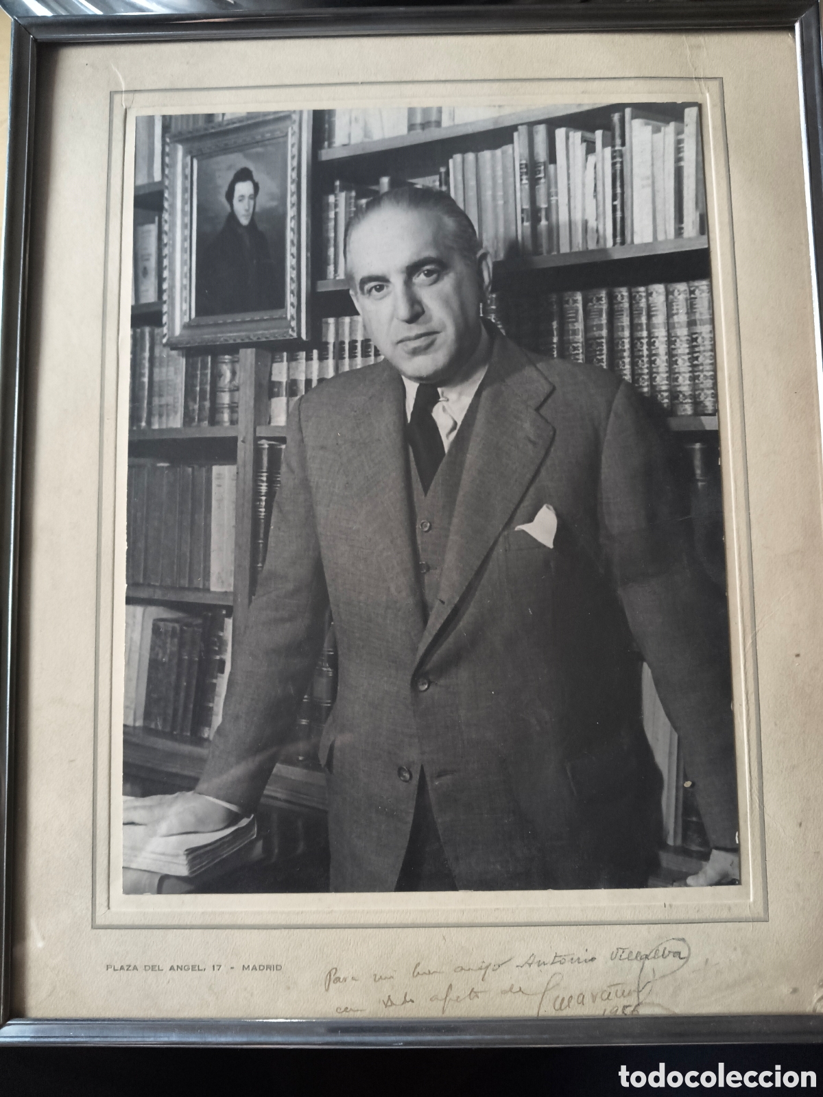 Fotograf&iacute;a antigua: Fotograf&iacute;a del Doctor Gregorio Mara&ntilde;&oacute;n. Con firma y dedicatoria