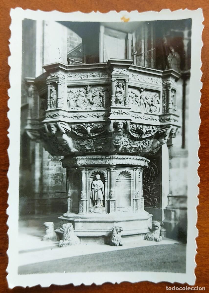 Fotograf&iacute;a antigua: FOTOGRAF&Iacute;A A&Ntilde;OS 40 - UN P&Uacute;LPITO DE LA CATEDRAL DE PALMA DE MALLORCA