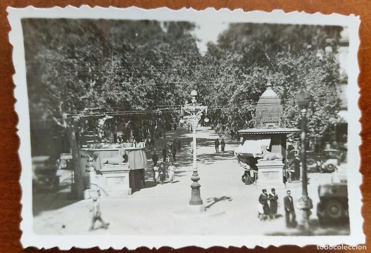 Fotograf&iacute;a antigua: FOTOGRAF&Iacute;A A&Ntilde;OS 40 - EL PASEO DEL BORNE DE PALMA DE MALLORCA