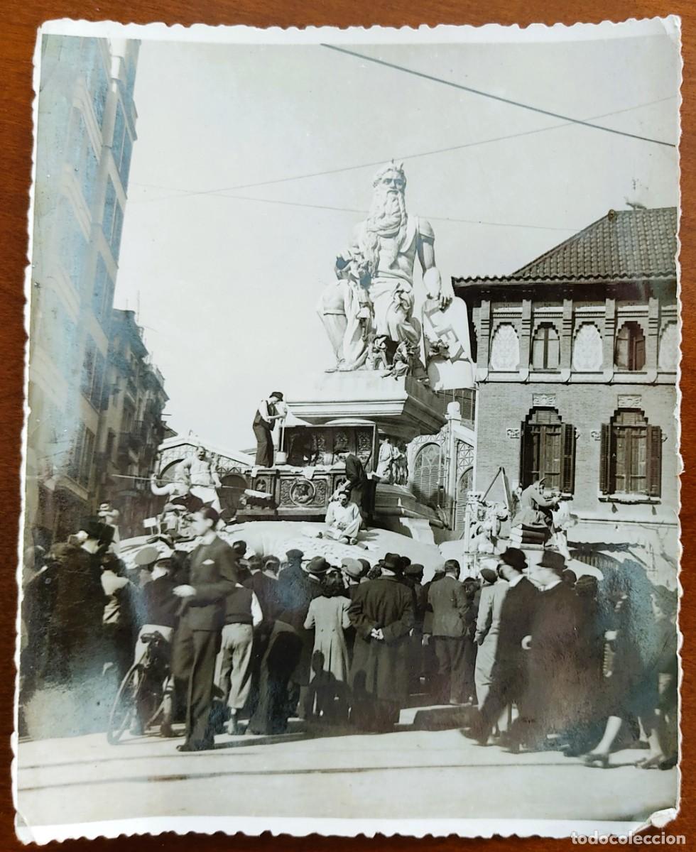 Fotograf&iacute;a antigua: VALENCIA - FOTOGRAF&Iacute;A ORIGINAL A&Ntilde;O 1944 FALLA DEL MERCADO QUE OBTUVO EL PRIMER PREMIO - GALOR (VALEN