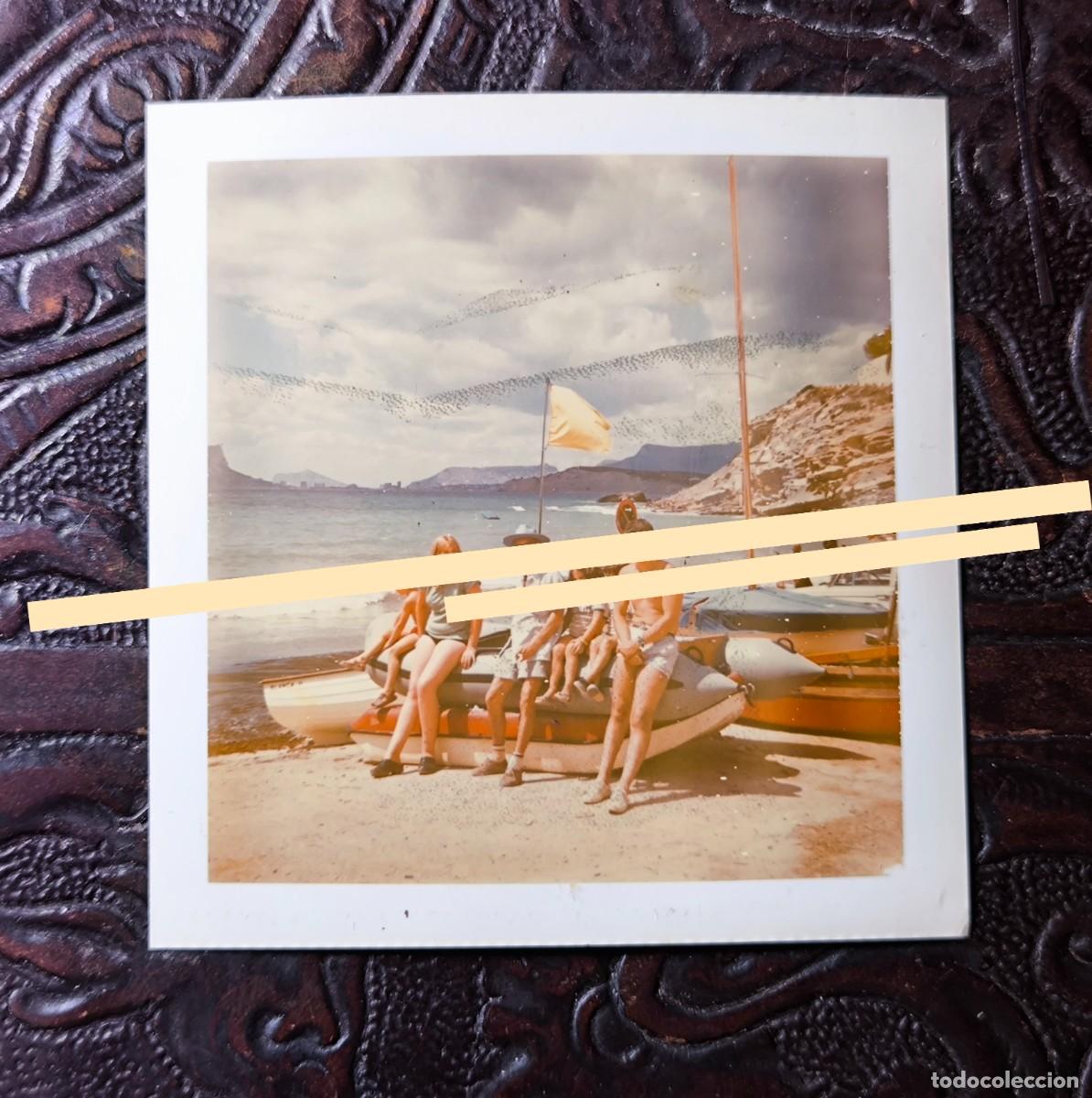Fotograf&iacute;a antigua: Antigua fotograf&iacute;a. En Moraira. Alicante. A&ntilde;os 70.