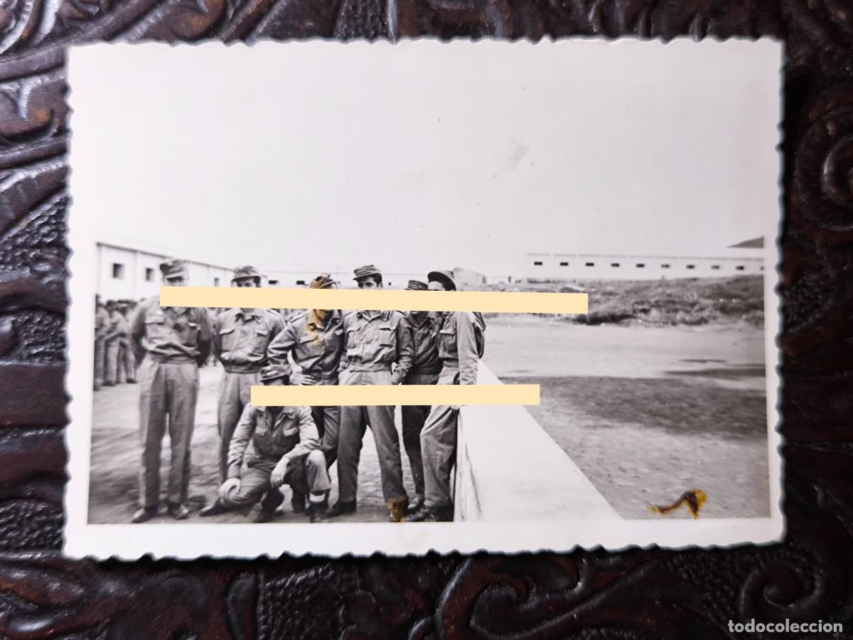 Fotograf&iacute;a antigua: Antigua fotograf&iacute;a militar. acuartelamiento de La Monta&ntilde;eta, Las Palmas de Gran Canaria. A&ntilde;os 50.