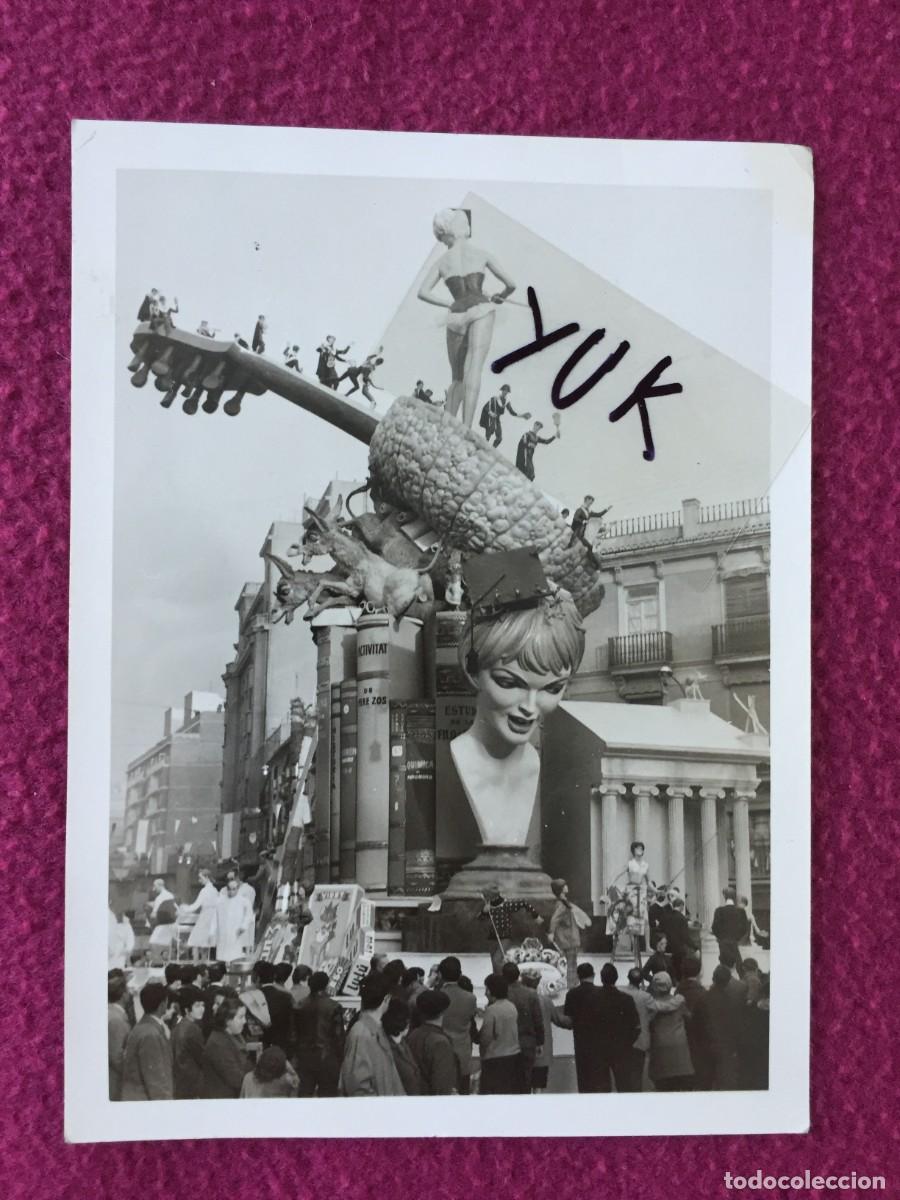 Fotograf&iacute;a antigua: BONITA FOTO - FOTOGRAFIA DE LA FALLA CONVENTO JERUSALEN -- 1963 --- FALLAS DE VALENCIA