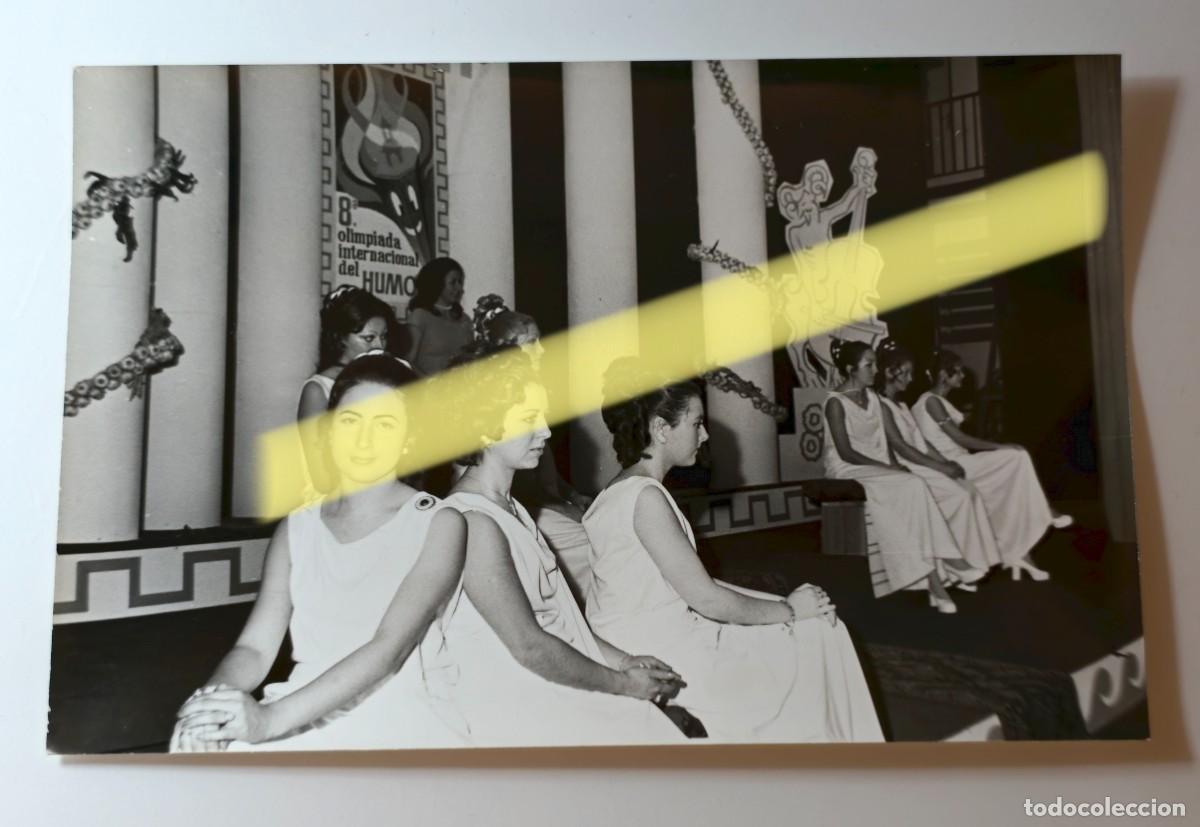 Fotograf&iacute;a antigua: Antigua fotograf&iacute;a. 8.&ordf; Olimpiada Internacional del Humor con Rita Barber&aacute;. Valencia. A&ntilde;o 1973