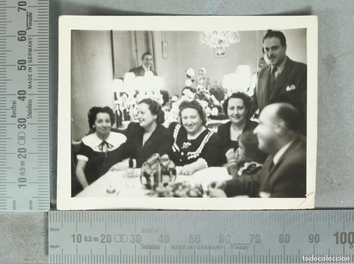 Alte Fotografie: FOTOGRAFIA. Grupo familiar en celebracion hacia 1940