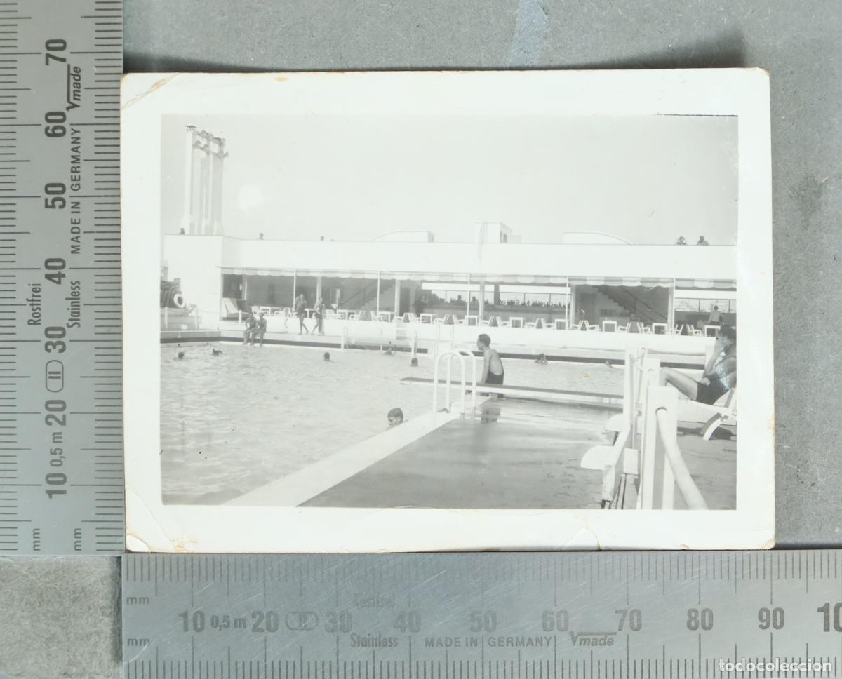 Photographie ancienne: FOTOGRAFIA. Valencia - Ba&ntilde;os Arenas - Piscina BALNEARIO. 1934