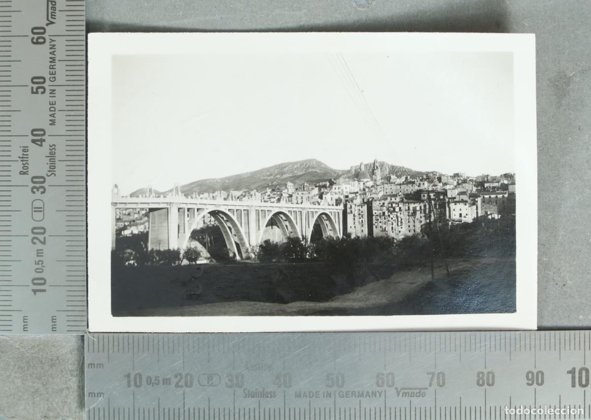 Fotograf&iacute;a antigua: FOTOGRAFIA. VISTA DE ALCOY. Puente de San Jorge 1935