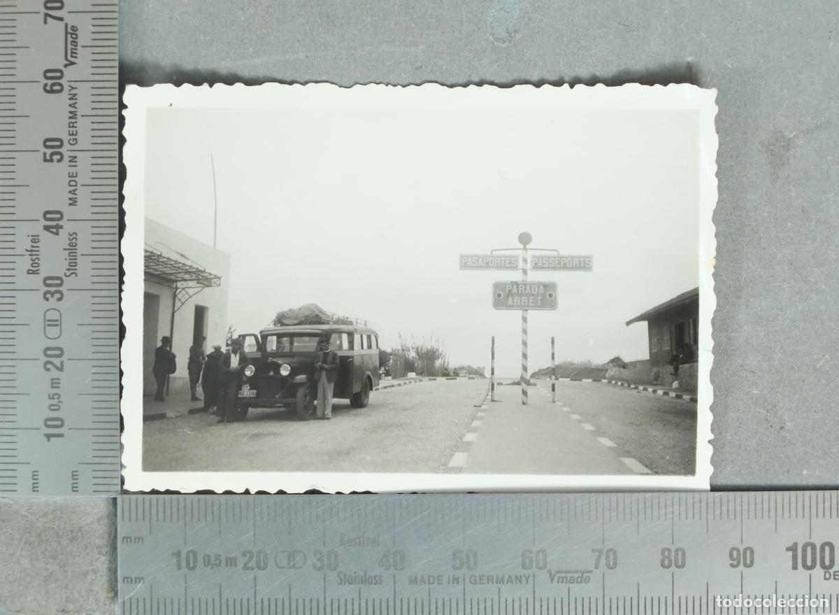 Fotograf&iacute;a antigua: FOTOGRAFIA. Frontera de Tanger. 1934
