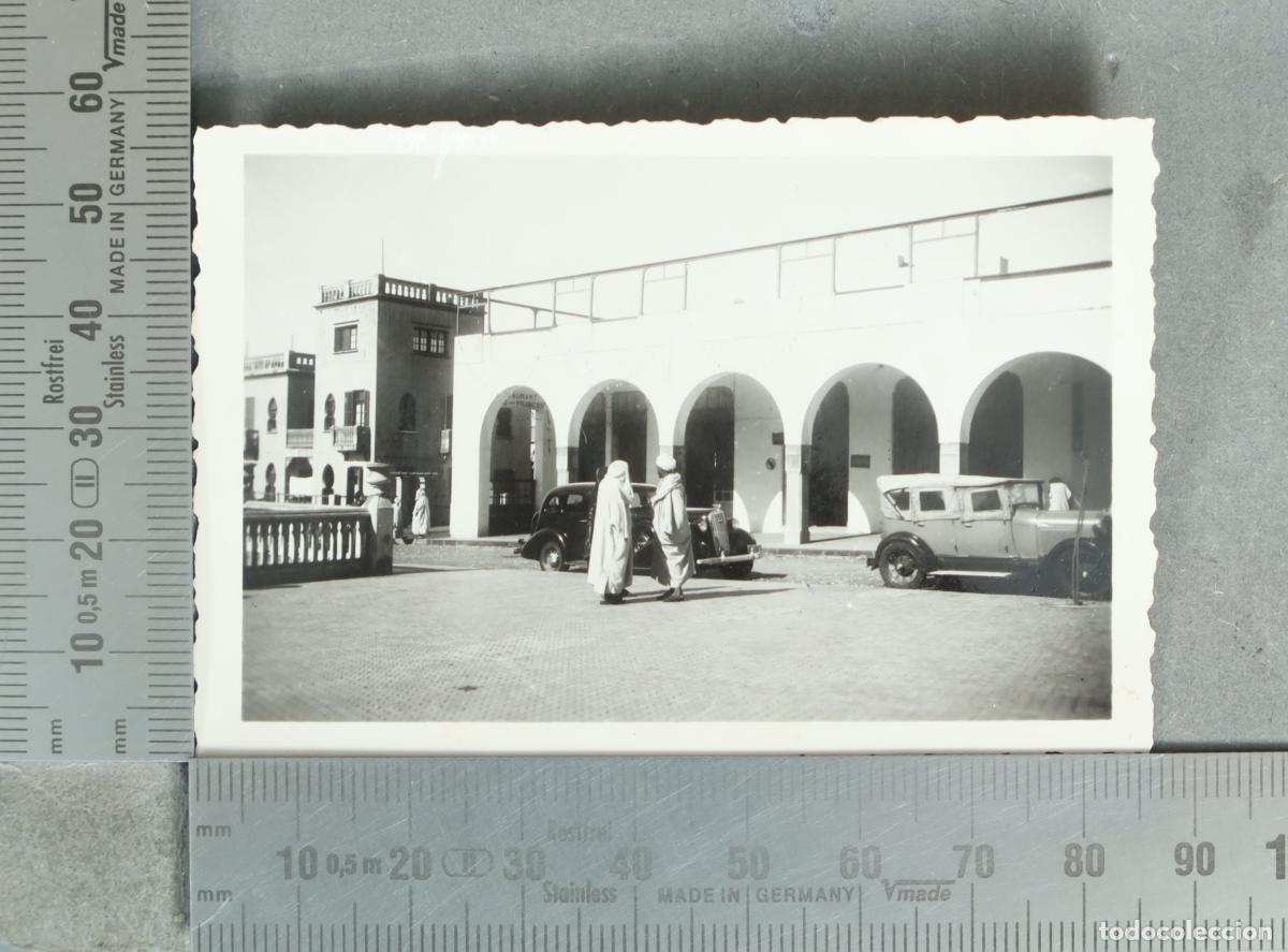 Fotograf&iacute;a antigua: FOTOGRAFIA. Larache - Barrio Moro 1936. VEHICULOS DE LUJO