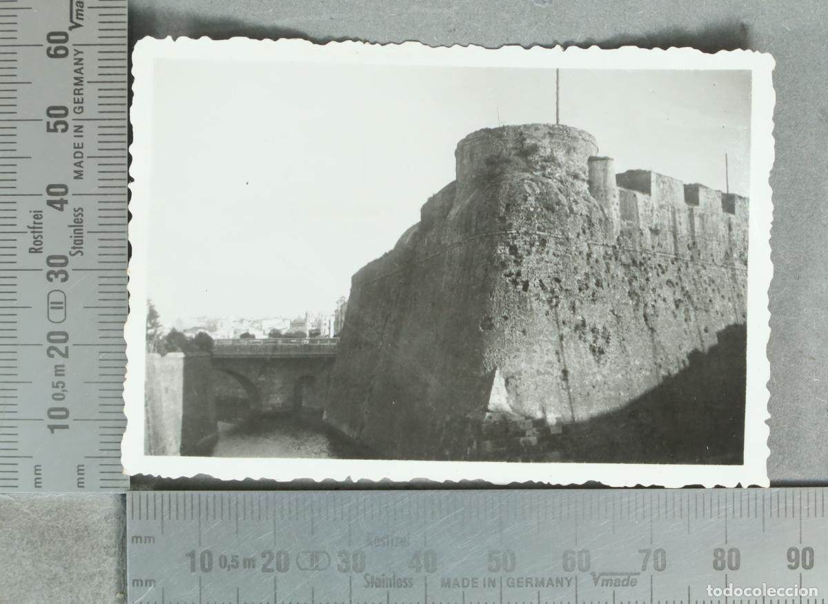 Fotograf&iacute;a antigua: FOTOGRAFIA. VISTA DE FOSO DE SAN FELIPE. CEUTA. 1934