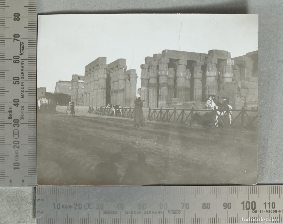 Fotograf&iacute;a antigua: FOTOGRAFIA. Egipto - Templo de Luxor hacia 1920