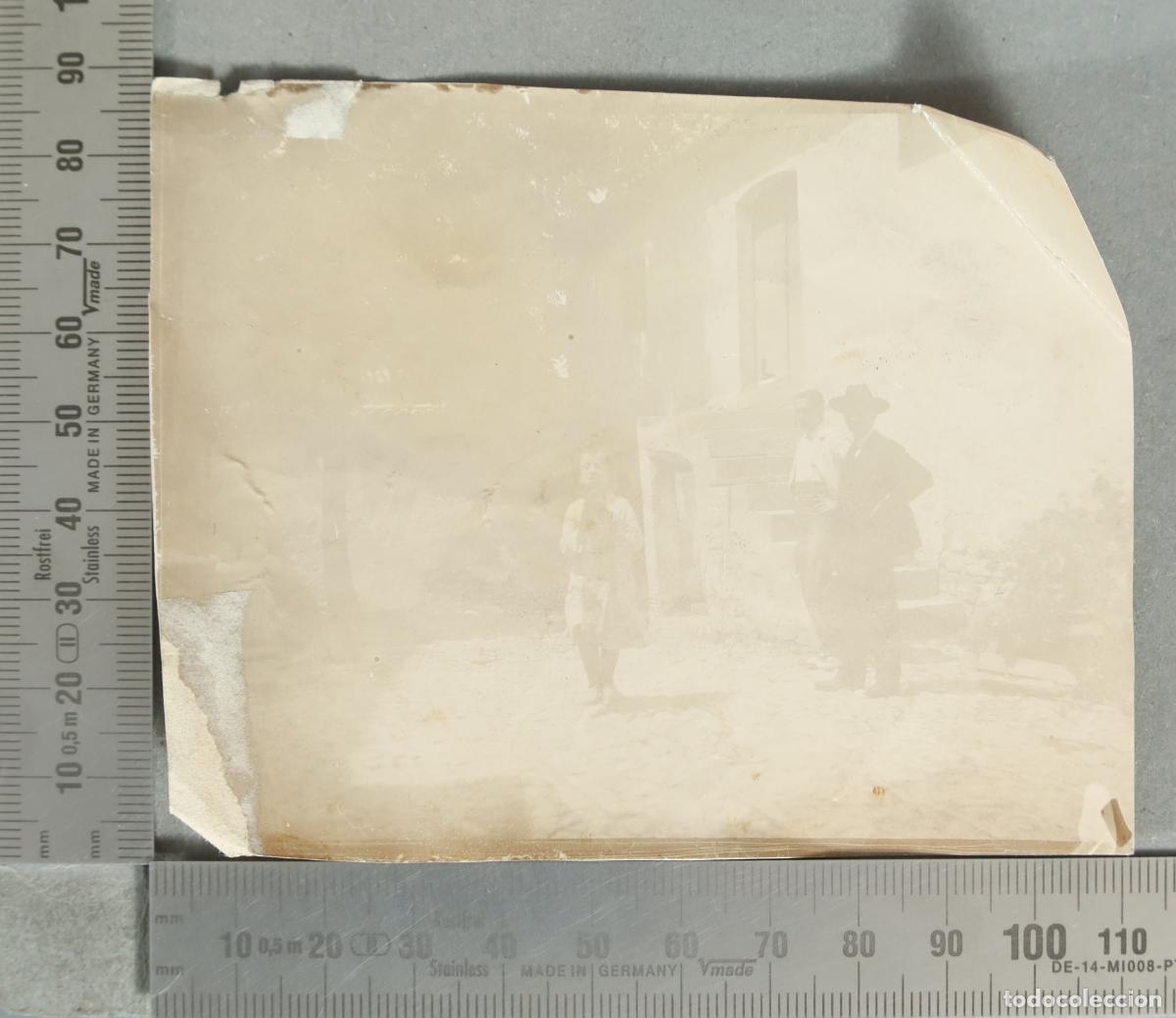 Fotograf&iacute;a antigua: FOTOGRAFIA. personas en la calle HACIA 1900