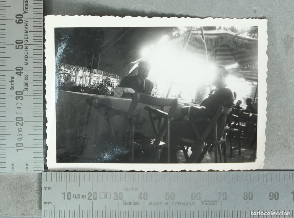 Fotograf&iacute;a antigua: FOTOGRAFIA. Las Palmas - Canarias. terraza bar. 1935