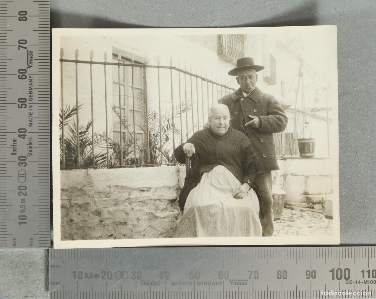 Fotograf&iacute;a antigua: FOTOGRAFIA. pareja mayor hacia 1930