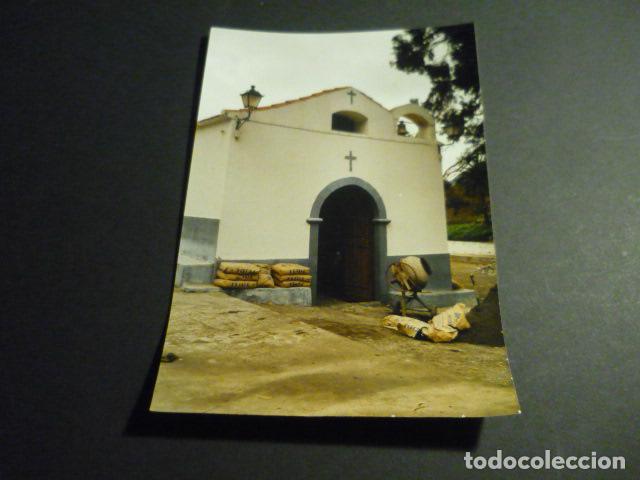 Fotograf&iacute;a antigua: VALLEHERMOSO LA GOMERA ERMITA DE NUESTRA SE&Ntilde;ORA DEL CARMEN FOTOGRAFIA 10 X 15 CM