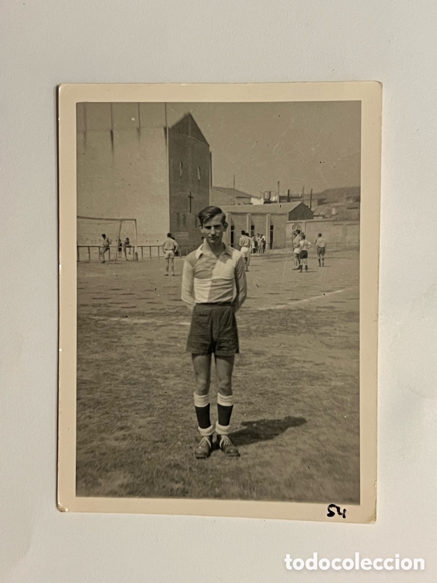 Fotograf&iacute;a antigua: VALENCIA FUTBOL. Colegios, CD. S.O.S. 1 - LETRAS 1 (a.1954)