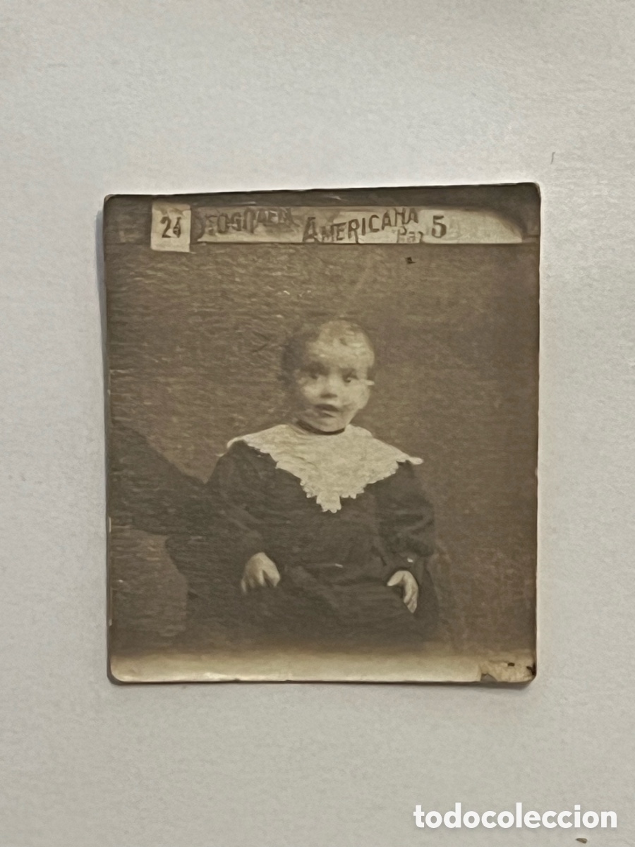 Fotograf&iacute;a antigua: FOTOMAT&Oacute;N. Fotograf&iacute;a Americana C/La Paz.. Fotograf&iacute;a el&eacute;ctrica.. Beb&eacute;.. (h.1900?)