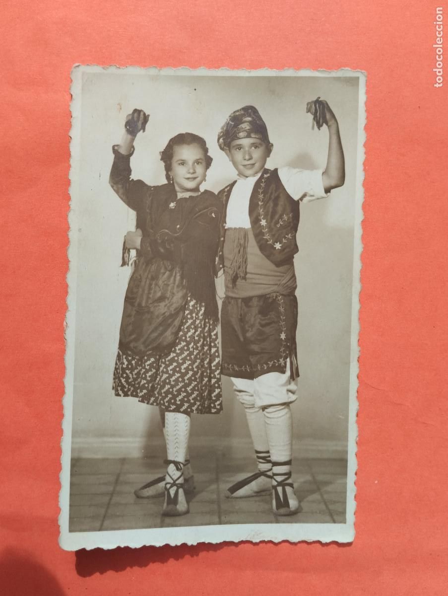 Fotografia antica: FOTO TAMA&Ntilde;O POSTAL NI&Ntilde;OS BATUROS FOTO BARRERA ZARAGOZA