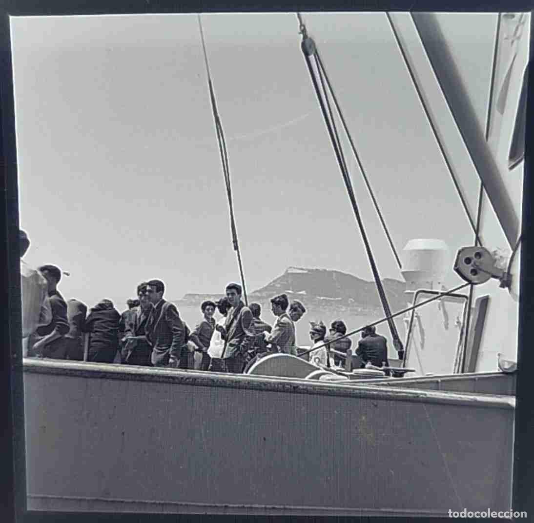 Fotograf&iacute;a antigua: 13 - NEGATIVOS FOTOGRAFICOS A&Ntilde;OS 60-70 - 6X6 CM - GIBRALTAR - BARCO - FOTOS AD.