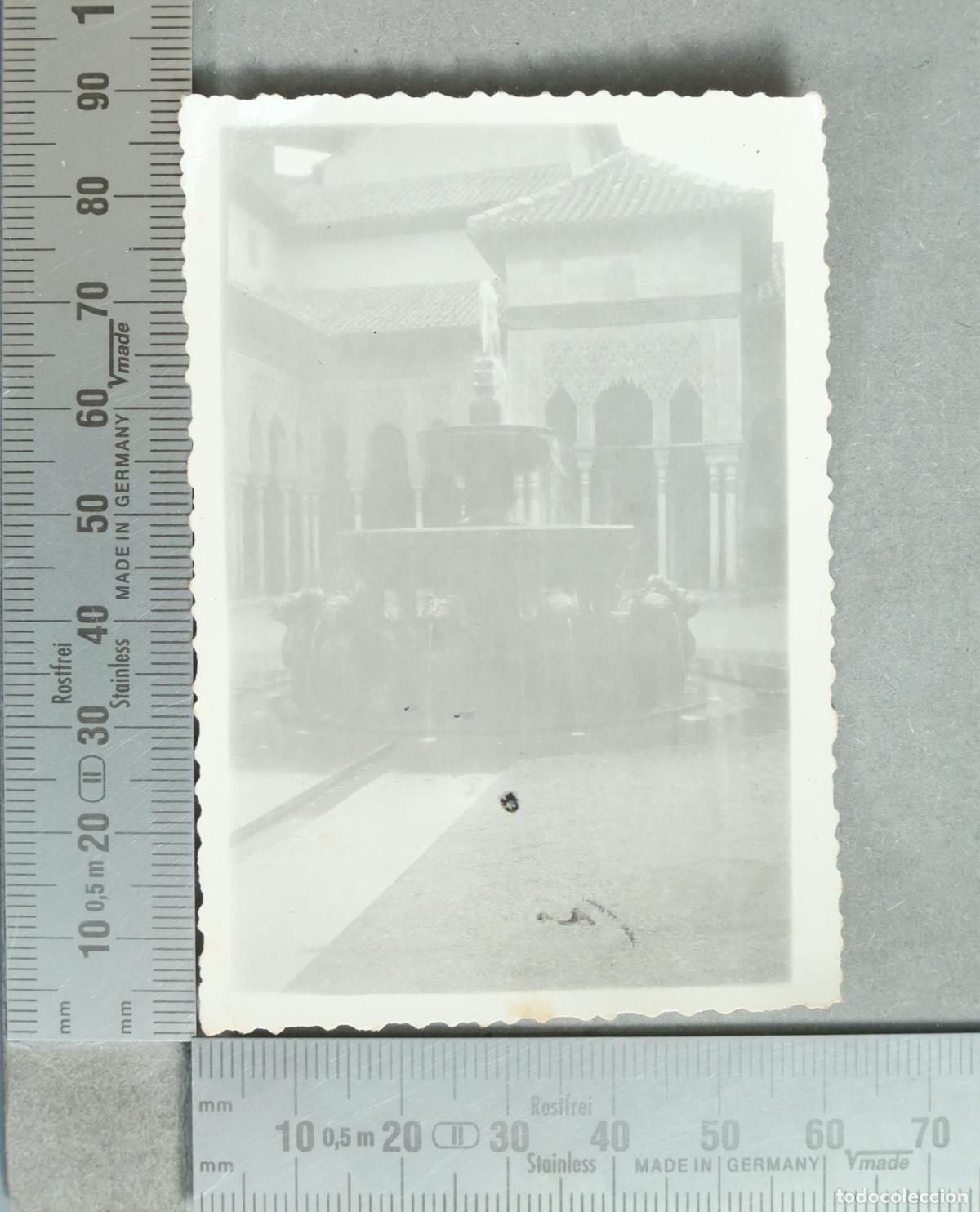 Fotograf&iacute;a antigua: FOTOGRAFIA. Granada - Patio de los Leones 1934