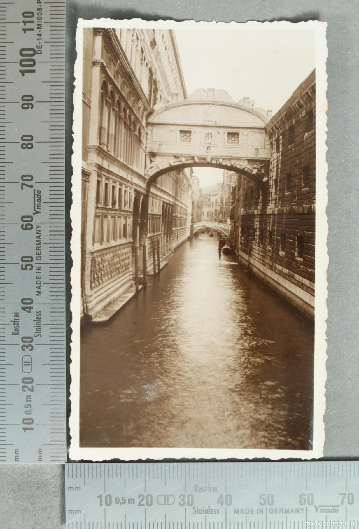 Fotograf&iacute;a antigua: FOTOGRAFIA. Venecia - Puente de los Suspiros hacia 1920