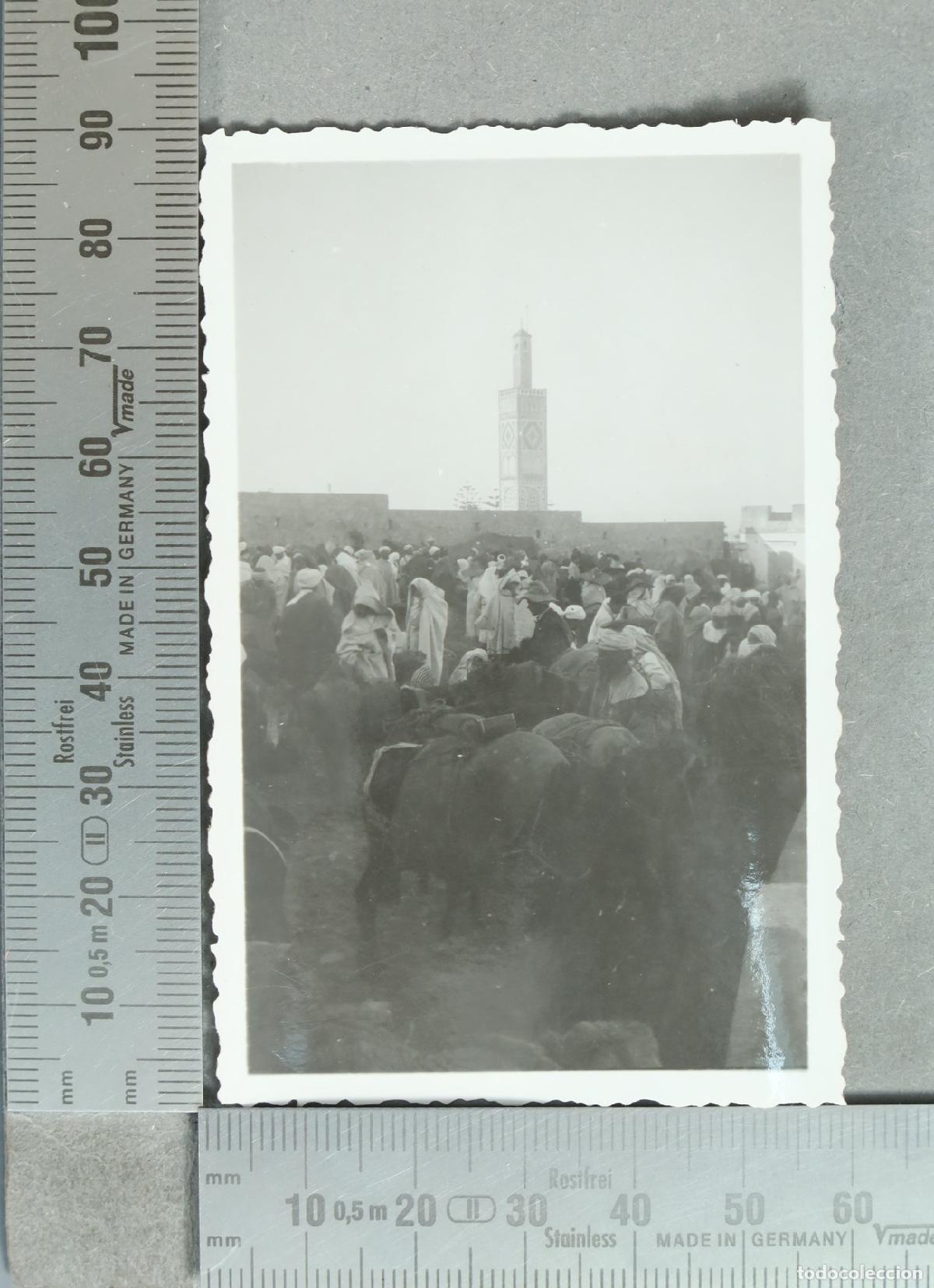 Fotograf&iacute;a antigua: FOTOGRAFIA. TANGER - Mercado hacia 1930