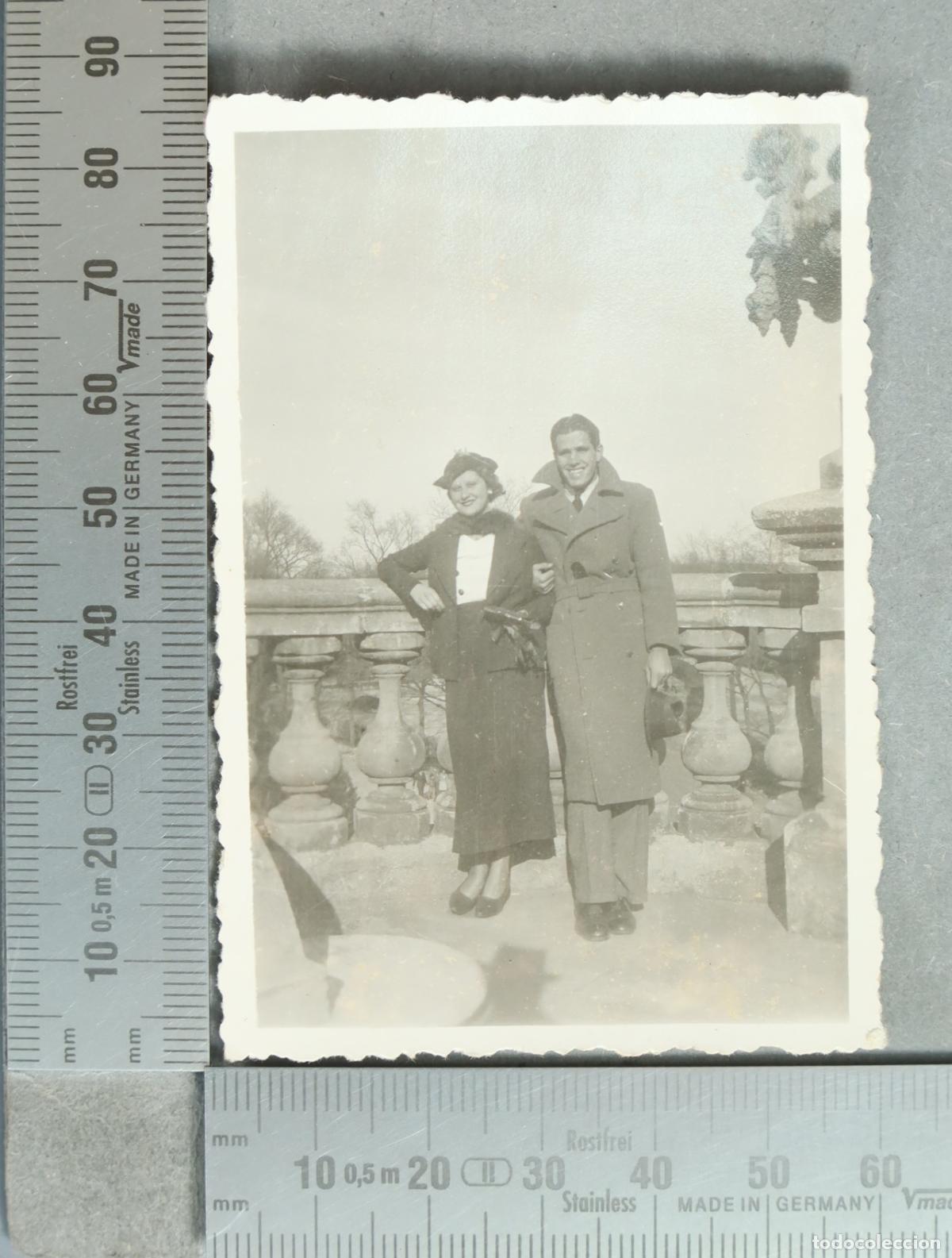 Fotograf&iacute;a antigua: FOTOGRAFIA. Pareja en terraza - 1936
