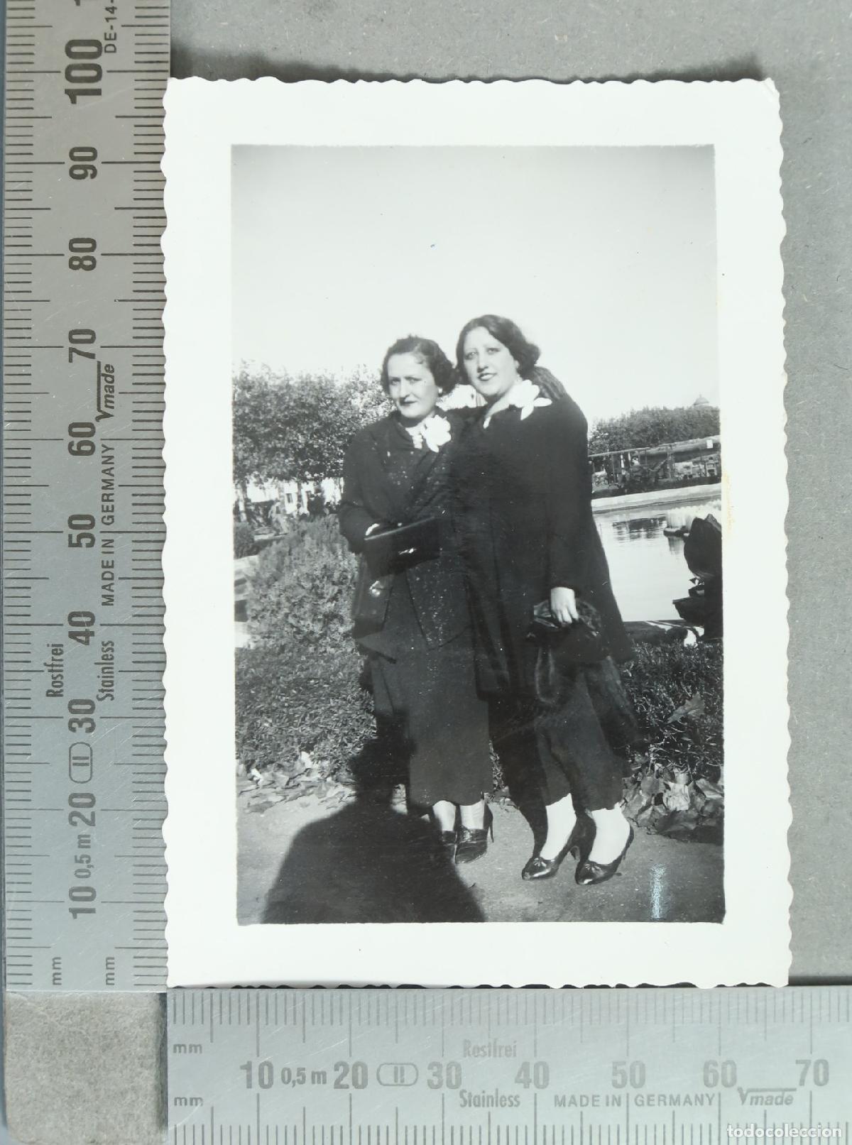 Fotograf&iacute;a antigua: FOTOGRAFIA. Retrato de dos mujeres 1935