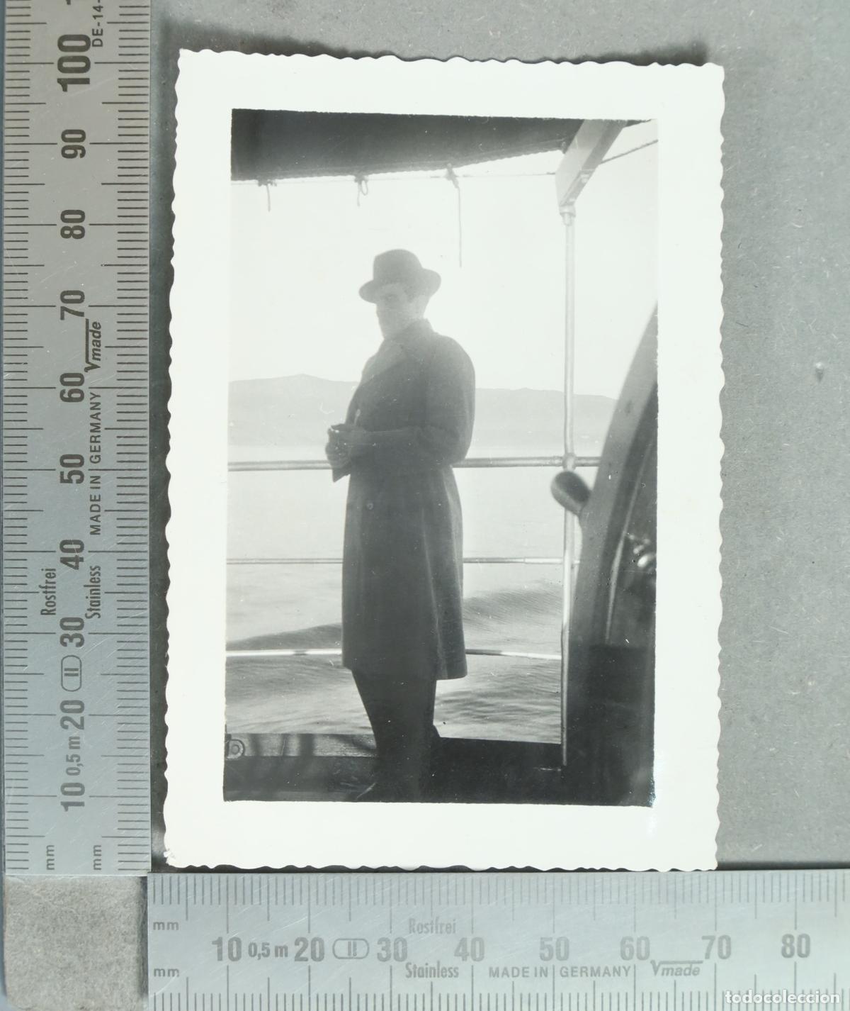 Antique Photography: FOTOGRAFIA. Hombre en el vapor Algeciras 1935
