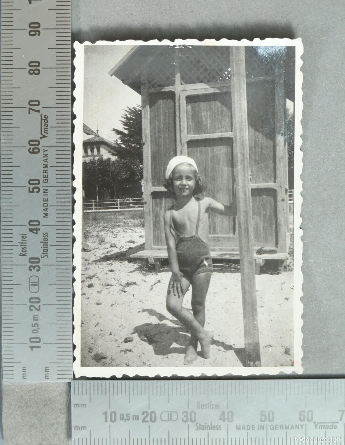 Antique Photography: FOTOGRAFIA. En salou. playa. 1941